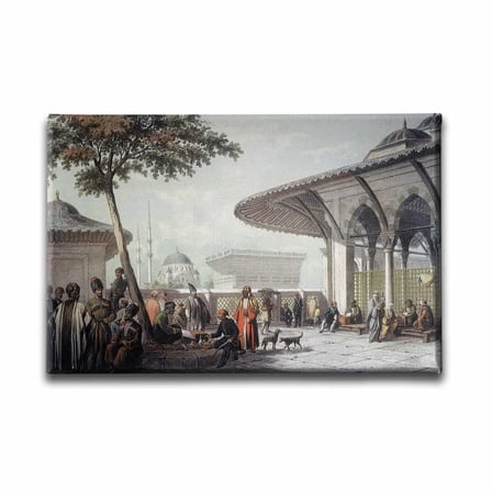 1. Mahmud Han Cesmesi Dekoratif Kanvas Duvar Tablosu