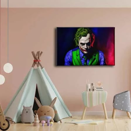 Joker Dekoratif Kanvas Duvar Tablosu