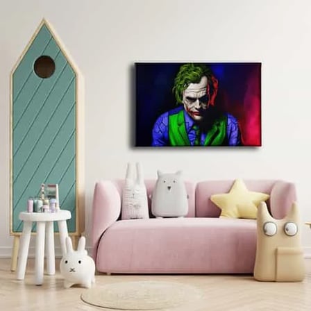 Joker Dekoratif Kanvas Duvar Tablosu