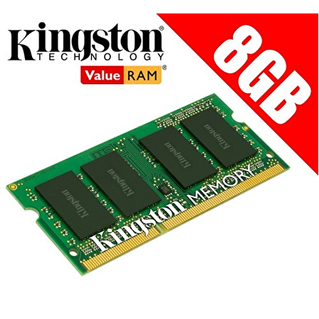 KINGSTON KVR16LS11/8, 8Gb, 1600Mhz, DDR3, Sodimm Notebook RAM, 1,35V, CL11