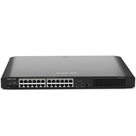 RUIJIE REYEE RG-ES126G-P-L  24 Port GigaBit  2XSFP, 24Port POE (370W) RUIJIE Cloud Yönetilebilir Switch  Metal Kasa