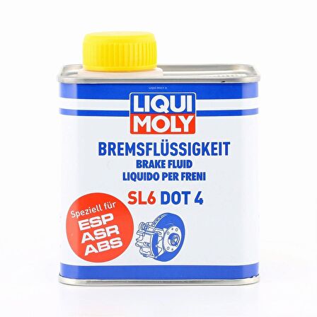 Liqui Moly Brake Fluid SL6 DOT 4 %100 Sentetik
