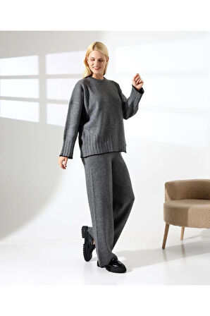 Şehir Konforu Oversize Triko Takım