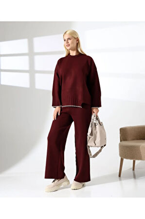 Şehir Konforu Oversize Triko Takım