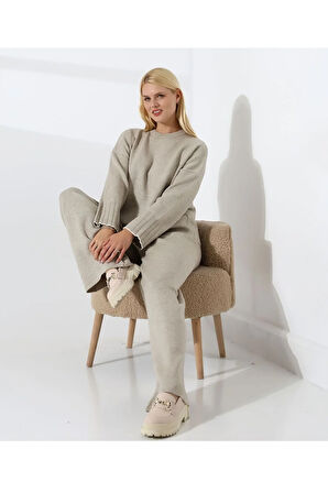 Şehir Konforu Oversize Triko Takım