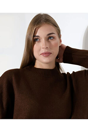 Kadın Yumuşak Dokulu Basic Triko Kazak