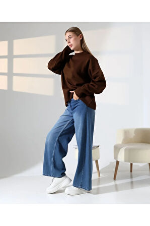 Kadın Yumuşak Dokulu Basic Triko Kazak