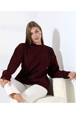 Kelebek Dansı Rahat Triko Kazak