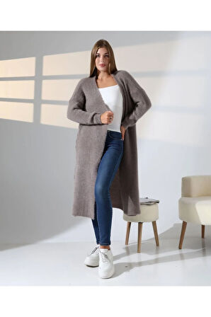 Yumuşak Dokulu Uzun Hırka