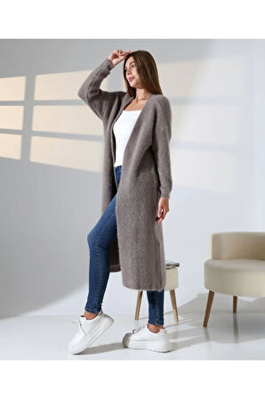 Yumuşak Dokulu Uzun Hırka