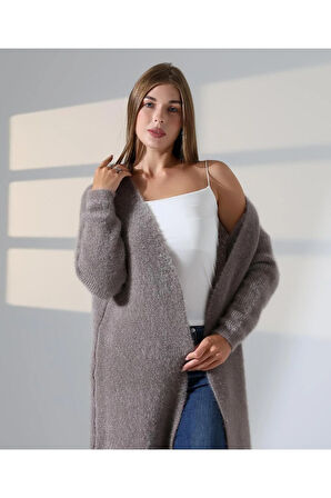 Yumuşak Dokulu Uzun Hırka