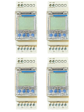 Entes DTR-10 16A Astronomik Zaman Rölesi (4 Adet)
