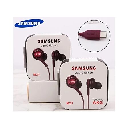 Samsung Type-C Stereo Kablolu Kulaklık Bordo EO-IC100BBEGWW