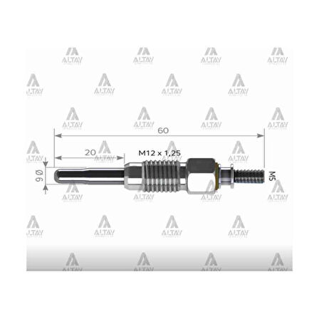 T4 Caddy 1.9-2.4 -1Y- Kizdirma Buji İsitma - Svc-Sv004 - N10213002 