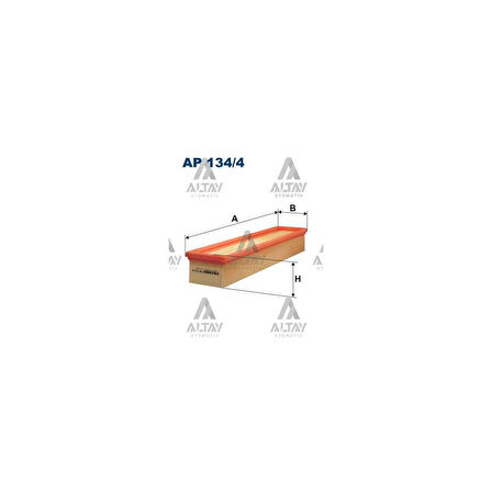 Clio Kango Logan 03- 1.5 Hava Filtre - Flt-Ap134/4 - 7701477208 