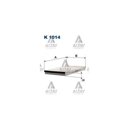 Astra G Astra H Zafıra A 98- Karbonsuz Polen Filtresi - Flt-K1014 - 1808610 