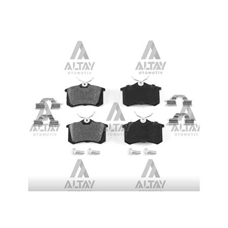 Megane 03- 307 00- C3-C4 09- Golf4 99-06 Kalinlik 17Mm Arka Fren Balata - Ayd-60100A 