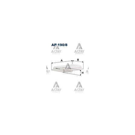 Swift 10- Splash 10- Hava Filtre - Flt-Ap190/8 - 13780-69L00 