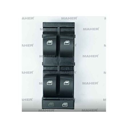 A3 A6 97-05 Dörtlu Cam Açma Düğme - Mhr-15864 - 4B0959851B 