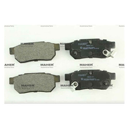 Civic 96-06 Crx İntegra 90-92 Jazz 09- City 09-11 Disk Arka Fren Balata - Mhr-00185 