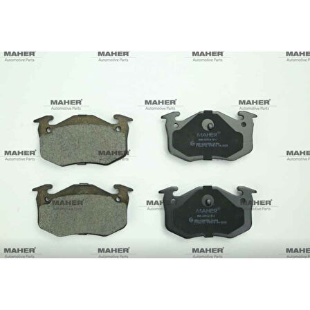 206 98-09 106 96-01 205 83-98 Zx 91-97 Arka Disk 11Mm Fren Balatasi - Mhr-00514 - 425442 