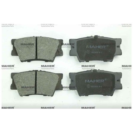 Rav-4 06-15 Camry 06-11 Yaris 06- Disk Arka Fren Balata - Mhr-00216 - 04466-06090 
