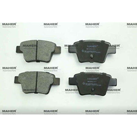 207 06-12 307 00-07 C4 04-09 Espli Arka Fren Balatasi - Mhr-00510 - 425322 