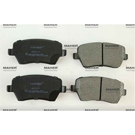 Clio 06- Modus Duster 10- /Micra 03- K12 Note 06- Swift 05- Ön Fren Balata - Mhr-00205 