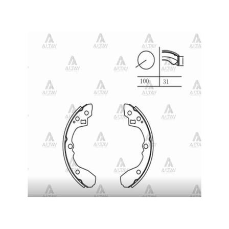 Rio 00-04 Pabuç Arka Fren Balata - Mhr-00088 - 58315-Fda00 