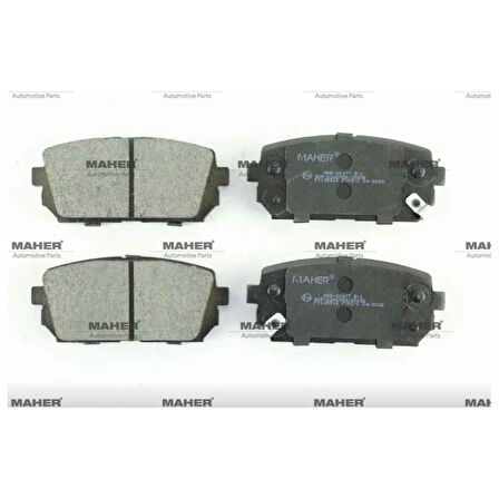 İx-35 10-15 Tucson 15-18 Sonata 09-11 Yay Deliksiz Disk Arka Fren Balata - Mhr-00477 