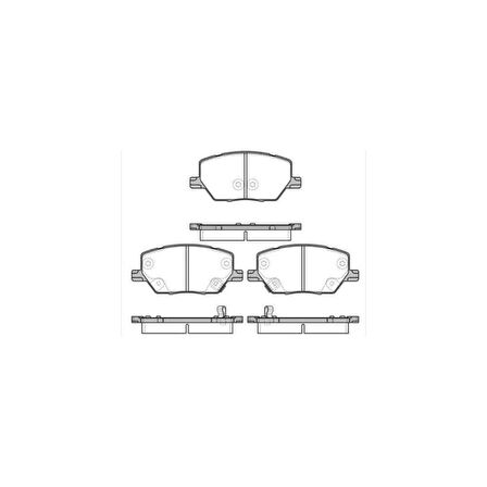 Fren Balata 500×14- Jeep Renegade 14- Ön Balata - Mhr-23627 - 68273005Aa 