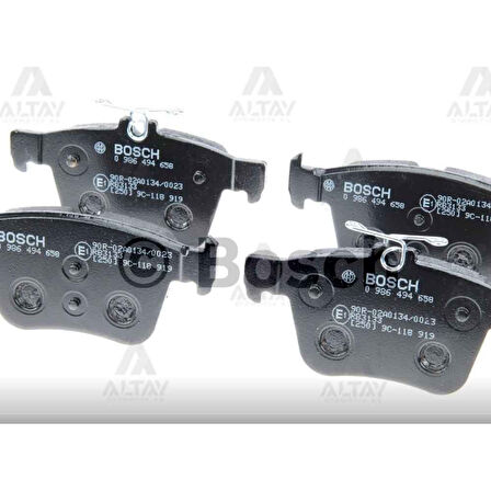 Golf6 12- A3 12- 1.4-1.6 300M Arka Fren Balata - Bsh-0986494658 - 3Q0698451 