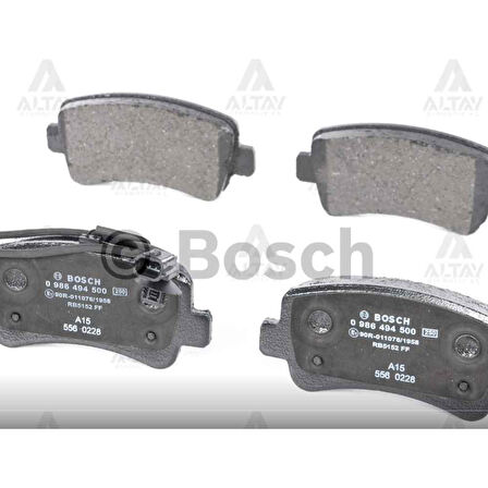 Master 10- Movano B 10- Tek Teker Arka Fren Balata - Bsh-0986494500 - 440600264R 