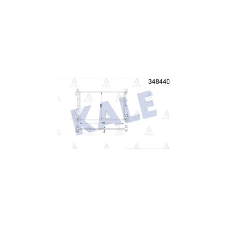 Egea 15- 1.3 -1.6 M-T 621×416×34 Mekanik Su Radyatör - Kle-348440 - 52052220 