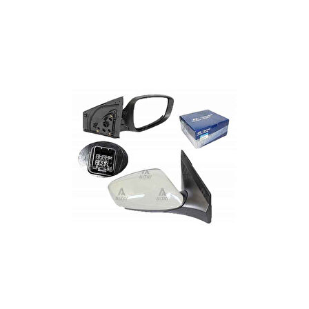 Accent Blue 11- Elektrikli Sağ Ayna Dış Dikiz - Mbs-876201R110 - 87620-1R110 