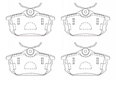 Carisma 2000-2005 Colt 2004-2010 Arka Fren Balatası Bsg62200011 M850978 | 