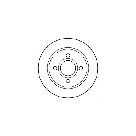 Scorpio/Mondeo Fren Diski Arka Adet 93- Bsg 30-210-058 93Bx 2A315 Ad 