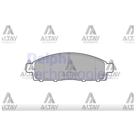 L-200 15-19 Fullk Pick-Up 16- Ön Fren Balata - Del-Lp2074 - 4605A198 