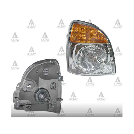H-100 H100 Kamyonet 05-11 Elektrikli Sağ Far - Mhr-01261 - 92120-4F030 