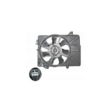 Getz 03- Klimali A/T Fan Radyatör - Mhr-04949 - 25380-1C360 