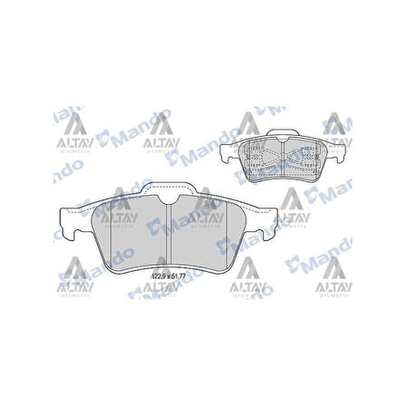 Connect 02- Primera 03- P12 Laguna 01-07 Arka Fren Balata - Mnd-Mbf015161 - 7701207996 