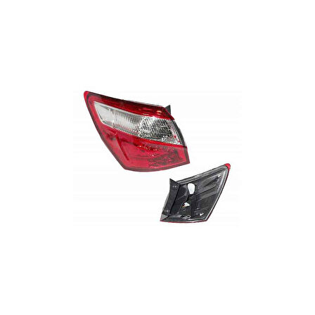 Qashqai 10-13 Dış Ledsiz Sol Stop Lambası - Mhr-29499 - 26555-Br00A 