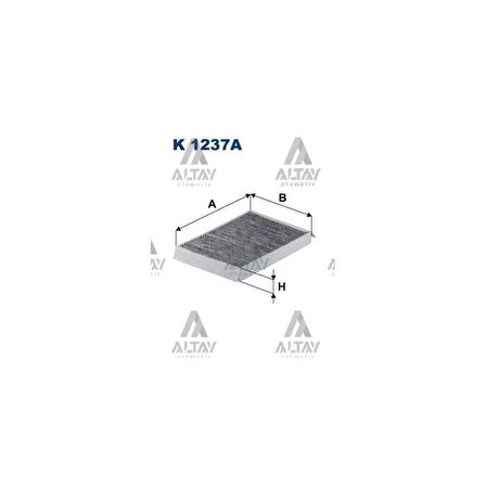 S60 S80 V60 06- Karbonlu Polen Filtresi - Flt-K1237A 