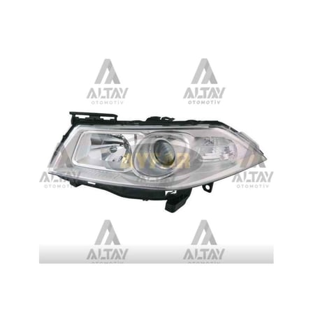 Megane 2 05-10 Krom Mercekli Motorlu Sağ Far - Ayf-202270 - 202270 
