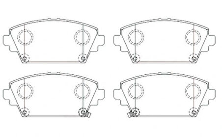 Accord 1999-2002 Euro Primera 2002-2007 Ön Fren Balatası Bsg35200014 45022S1Ae50 