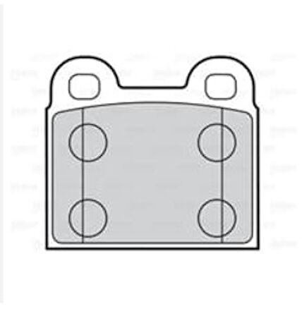 Vectra B 95-03 Omega A 86-94 Arka Fren Balata - Del-Lp590 - 1605005 