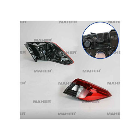 Civic 21-23 Dış Sağ Stop Lambası - Mhr-30781 - 33500-T24-T01 