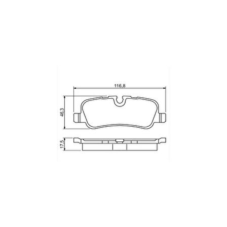 Esse Oto - Range Rover Sport 3 Fren Balatası Arka 11-13 Frd Fdb4105 Lr012993