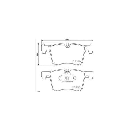 Esse Oto - F20-f21-f22-f23-f30-f31-f34-f35-4f32- Fren Balatası Ön 10-18 Gdy 101189 34106859181