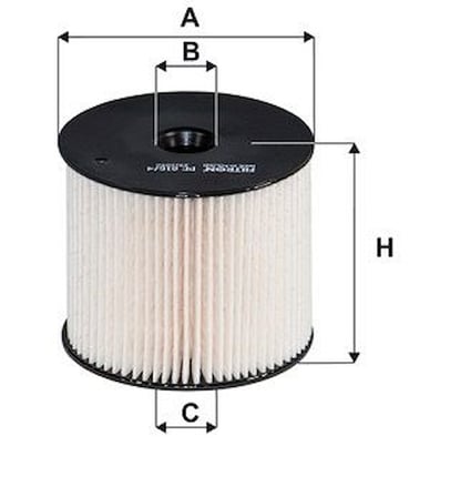 Esse Otomotiv - 206/307/partner/c5/berlingo 2.0hdı/scudo 2.0jtd Yakıt Filtresi Mazot Fltpe8164 1906a6